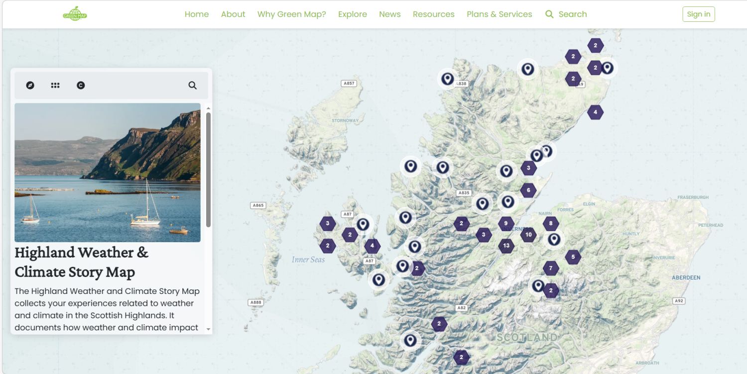 Highland Weather & Climate Story Map. Highland Adapts. 